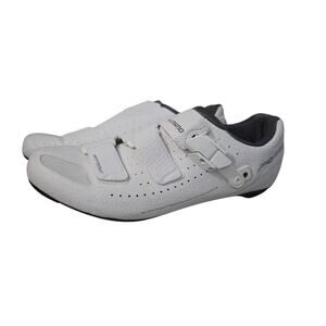 Shimano RPS Womens 9.5 White Cycle SHOES Bike Carbon 3 Strap Spin